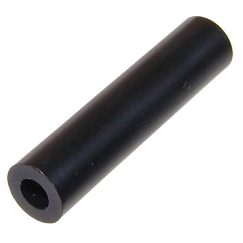 Kunststoff-Distanzrolle 35mm lang Innen-ø 3,6mm aus schwarzem Polystyrol
